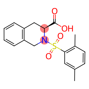 (3S)-2-[(2,5-dimethylphenyl)sulfonyl]-1,2,3,4-tetrahydroisoquinoline-3-carboxylic acid