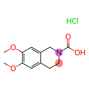 (S)-6,7-Dimethoxy-1,2,3,3-tetrahydro-2-isoquinolinecarboxylic acid hydrochloride