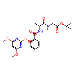 [(2S)-2-[2-[(4,6-DIMETHOXYPYRIMIDIN-2-YL)OXY]BENZAMIDO]PROPIONAMIDO]ACETIC ACID, TERT-BUTYL ESTER