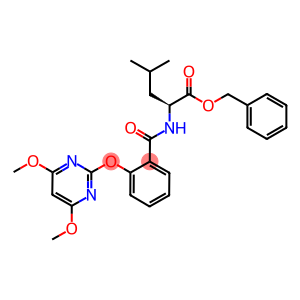 (2S)-2-[2-[(4,6-DIMETHOXYPYRIMIDIN-2-YL)OXY]BENZAMIDO]-4-METHYLPENTANOIC ACID, BENZYL ESTER