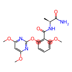 (2S)-2-[2-[(4,6-DIMETHOXYPYRIMIDIN-2-YL)OXY]-6-METHOXYBENZAMIDO]PROPIONAMIDE