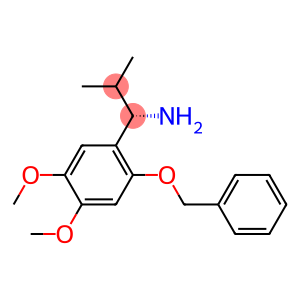 (1S)-1-[4,5-DIMETHOXY-2-(PHENYLMETHOXY)PHENYL]-2-METHYLPROPYLAMINE