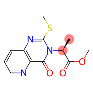 (2S)-2-[(3,4-Dihydro-2-methylthio-4-oxopyrido[3,2-d]pyrimidin)-3-yl]propionic acid methyl ester