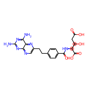 (2S)-2-[4-[2-(2,4-Diamino-6-pteridinyl)ethyl]benzoylamino]-3-hydroxyglutaric acid