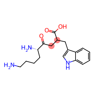 (5S)-5,9-Diamino-2-[(1H-indol-3-yl)methyl]-4-oxononanoic acid