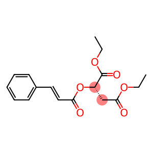 [S,(+)]-2-(Cinnamoyloxy)succinic acid diethyl ester