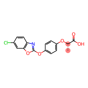 (S)-2-[4-[(6-Chlorobenzoxazol-2-yl)oxy]phenoxy]propionic acid