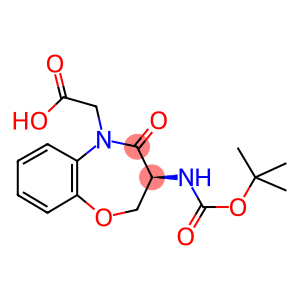 (S)-BOC-3-AMINO-5-CARBOXYMETHYL-2,3-DIHYDRO-1,5-BENZOXAZEPIN-4(5H)-ONE