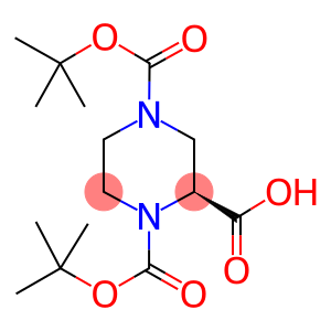 (S)-1,4-Bis(tert-butoxycarbonyl)piperazine-2-carboxylic acid