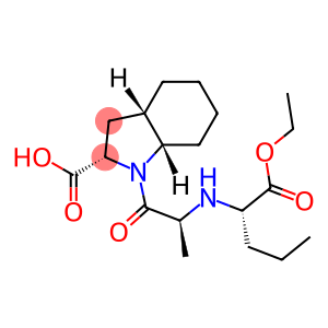 (2S,3aS,7aS)-1-[(2S)-2-[[(1S)-1-ethoxycarbonylbutyl]amino]propanoyl]-2,3,3a,4,5,6,7,7a-octahydroindole-2-carboxylic acid