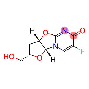 (2S,3aS,9aR)-2-(Hydroxymethyl)-7-fluoro-2,3,3a,9a-tetrahydro-6H-furo[2',3':4,5]oxazolo[3,2-a]pyrimidin-6-one