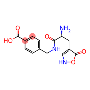 4-[[[(S)-2-Amino-3-[(2,5-dihydro-5-oxoisoxazol)-4-yl]propanoyl]amino]methyl]benzoic acid