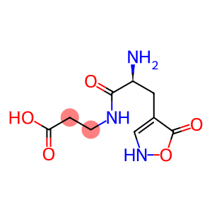 3-[[(S)-2-Amino-3-[(2,5-dihydro-5-oxoisoxazol)-4-yl]propanoyl]amino]propanoic acid