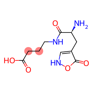 4-[[(S)-2-Amino-3-[(2,5-dihydro-5-oxoisoxazol)-4-yl]propanoyl]amino]butanoic acid