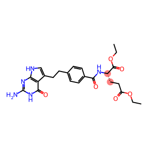 (S)-2-{4-[2-(2-AMINO-4-OXO-4,7-DIHYDRO-3H-PYRROLO[2,3-D]PYRIMIDIN-5-YL)-ETHYL]-BENZOYLAMINO}-PENTANEDIOIC ACID DIETHYL ESTER