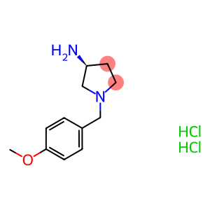 4-{[(3S)-3-Aminopyrrolidin-1-yl]methyl}anisole dihydrochloride, (3S)-1-(4-Methoxybenzyl)pyrrolidin-3-amine dihydrochloride