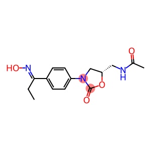 (5S)-5-Acetylaminomethyl-3-[4-(1-hydroxyiminopropyl)phenyl]oxazolidin-2-one