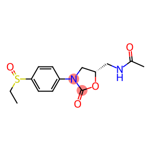 (5S)-5-Acetylaminomethyl-3-(4-ethylsulfinylphenyl)oxazolidin-2-one