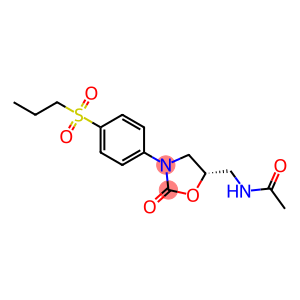 (5S)-5-Acetylaminomethyl-3-(4-propylsulfonylphenyl)oxazolidin-2-one