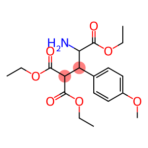 1,3,3-Tris(ethoxycarbonyl)-2-(4-methoxyphenyl)propan-1-amine