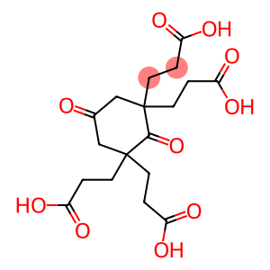 3-[1,3,3-tris(2-carboxyethyl)-2,5-dioxocyclohexyl]propanoic acid