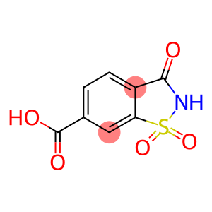 1,1,3-TRIOXO-2,3-DIHYDRO-1H-1LAMBDA6-BENZO[D]ISOTHIAZOLE-6-CARBOXYLIC ACID