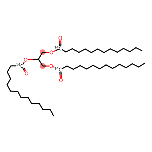 TRIMYRISTIN, [MYRISTIC-1-14C]