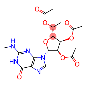 2',3',5'-Tri-O-acetyl-N2-dimethyl-D-guanosine