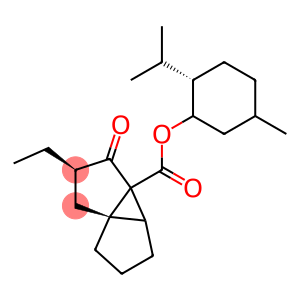 1,6-Trimethylene-3-ethyl-4-oxobicyclo[3.1.0]hexane-5-carboxylic acid (1R,3R,4S)-p-menthan-3-yl ester