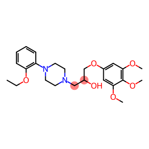 1-(3,4,5-Trimethoxyphenoxy)-3-[4-(2-ethoxyphenyl)-1-piperazinyl]-2-propanol