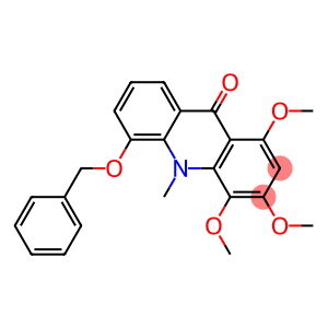 1,3,4-Trimethoxy-5-(benzyloxy)-10-methylacridin-9(10H)-one