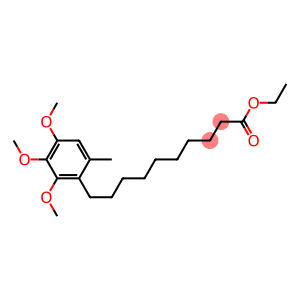 10-(2,3,4-Trimethoxy-6-methylphenyl)decanoic acid ethyl ester