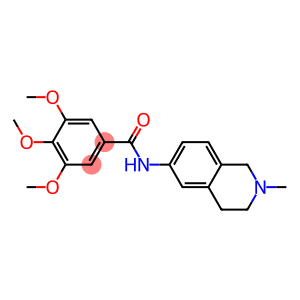 3,4,5-Trimethoxy-N-[(1,2,3,4-tetrahydro-2-methylisoquinolin)-6-yl]benzamide