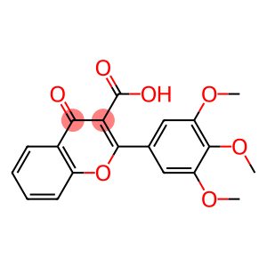 2-[3,4,5-Trimethoxyphenyl]-4-oxo-4H-1-benzopyran-3-carboxylic acid