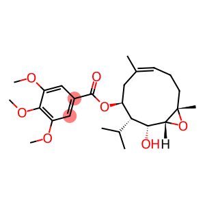 3,4,5-Trimethoxybenzoic acid [(1R,2R,3S,4S,6E,10S)-2-hydroxy-3-isopropyl-6,10-dimethyl-11-oxabicyclo[8.1.0]undec-6-en-4-yl] ester