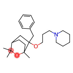 1,3,3-Trimethyl-6-benzyl-6-(3-piperidinopropoxy)-2-oxabicyclo[2.2.2]octane