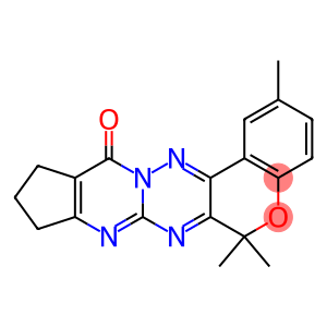 2,6,6-Trimethyl-10,11-dihydro-6H,12H-7,8,12a,13-tetraaza-5-oxa-9H-benzo[a]cyclopent[i]anthracen-12-one