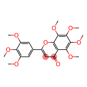 2-(3,4,5-Trimethoxyphenyl)-5,6,7,8-tetramethoxy-4H-1-benzopyran-4-one