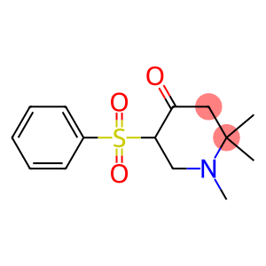 1,2,2-Trimethyl-5-phenylsulfonylpiperidin-4-one