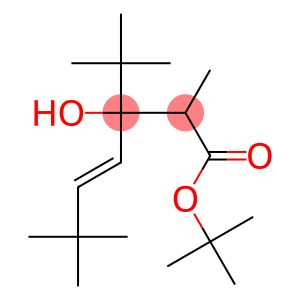 2,6,6-Trimethyl-3-hydroxy-3-tert-butyl-4-heptenoic acid tert-butyl ester