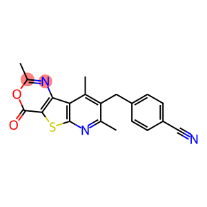 2,7,9-Trimethyl-8-(4-cyanobenzyl)-4H-pyrido[3',2':4,5]thieno[3,2-d][1,3]oxazin-4-one