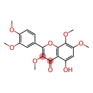 3,7,8-Trimethoxy-5-hydroxy-2-(3,4-dimethoxyphenyl)-4H-1-benzopyran-4-one