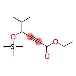 4-Trimethylsilyloxy-5-methyl-2-hexynoic acid ethyl ester