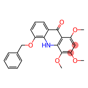 1,3,4-Trimethoxy-5-(benzyloxy)acridin-9(10H)-one