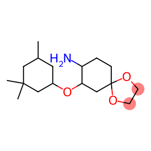 7-[(3,3,5-trimethylcyclohexyl)oxy]-1,4-dioxaspiro[4.5]decan-8-amine