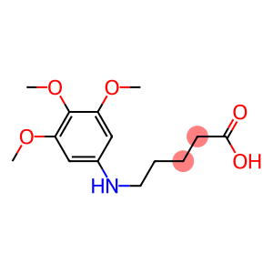 5-[(3,4,5-trimethoxyphenyl)amino]pentanoic acid