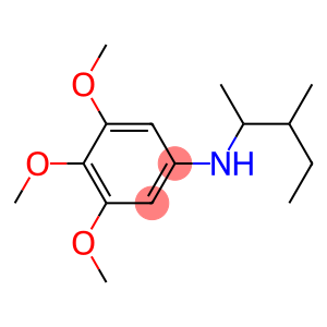 3,4,5-trimethoxy-N-(3-methylpentan-2-yl)aniline