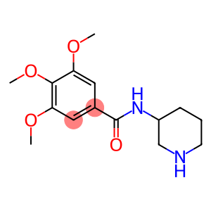 3,4,5-trimethoxy-N-(piperidin-3-yl)benzamide