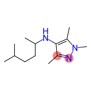 1,3,5-trimethyl-N-(5-methylhexan-2-yl)-1H-pyrazol-4-amine