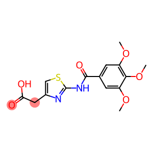 2-{2-[(3,4,5-trimethoxybenzoyl)amino]-1,3-thiazol-4-yl}acetic acid